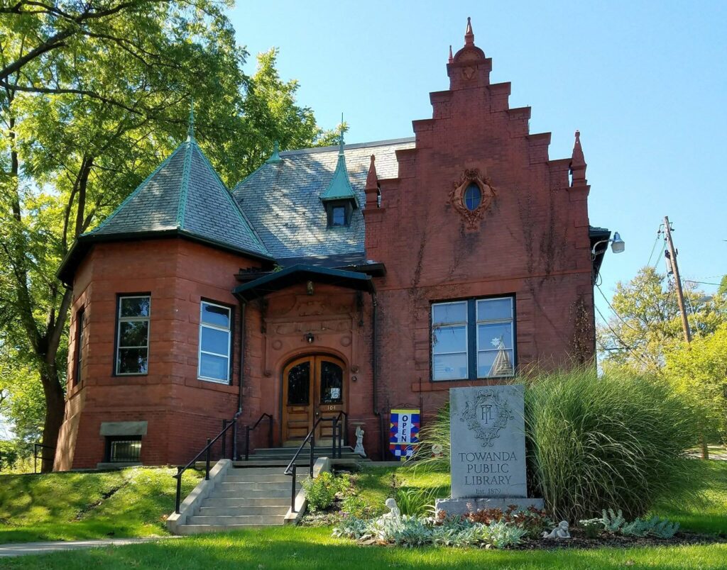 street view of the towanda public library
